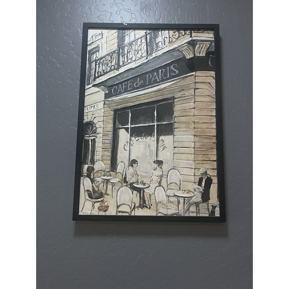 Cafe de Paris Picture With Frame 28"x20"